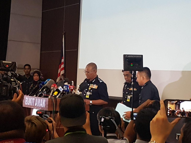 马来西亚副警察总长诺拉昔介绍案件进展情况