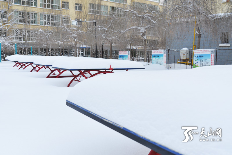 19小時大雪襲城 烏魯木齊開啟“刨”車模式(組圖)