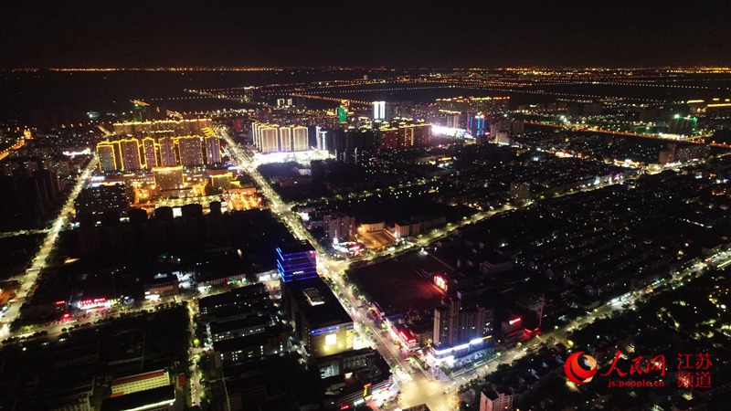 夜拍江苏海门：江海门户的璀璨夜景