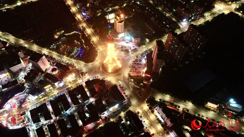 夜拍江苏海门：江海门户的璀璨夜景