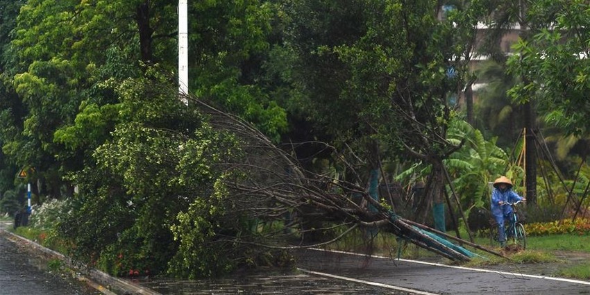 台风"山神"登陆海南