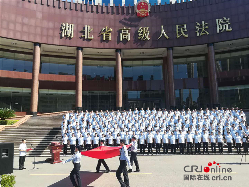 湖北省高級人民法院舉行憲法宣誓儀式