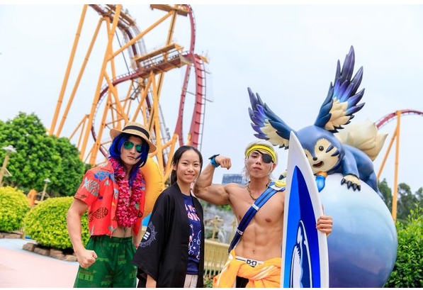 王者荣耀实景开团 长隆欢乐世界开启狂欢夏日