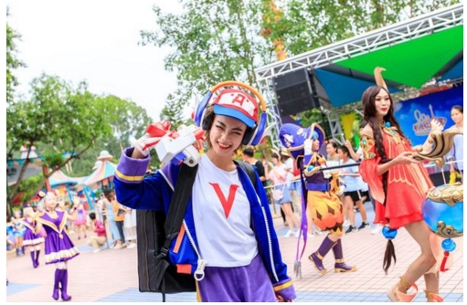 王者荣耀实景开团 长隆欢乐世界开启狂欢夏日