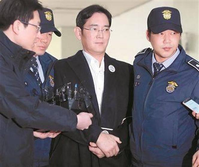 韓國三星掌門人李在鎔被批捕