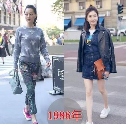 娱乐圈同龄明星pk 有些看上去差了一轮