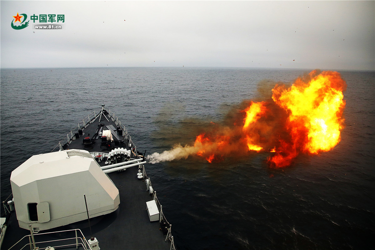 带你去南海感受实兵实弹训练的炮火硝烟