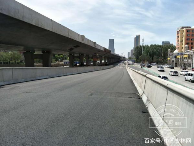 长春东部快速路南延工程世荣路上桥匝道释放