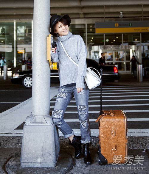 马思纯欧豪恋情曝光 文艺小花穿衣又美又潮