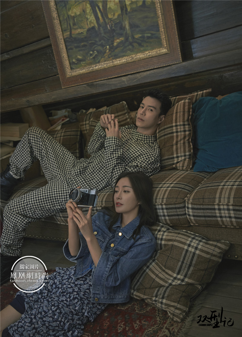 秦岚王冠逸写真曝光多种风格轻松驾驭