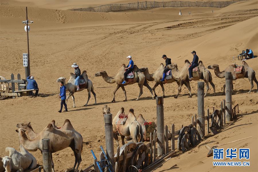 內蒙古：沙漠景區進入旅遊旺季