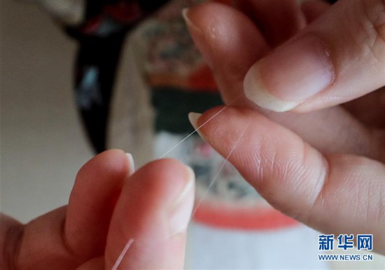 传统苏绣“复活”传世名画