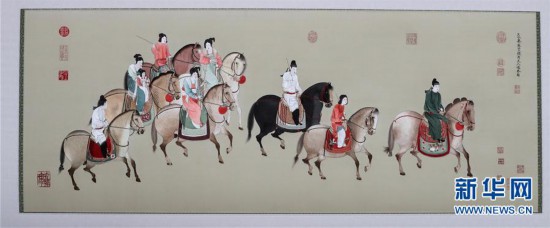 传统苏绣“复活”传世名画