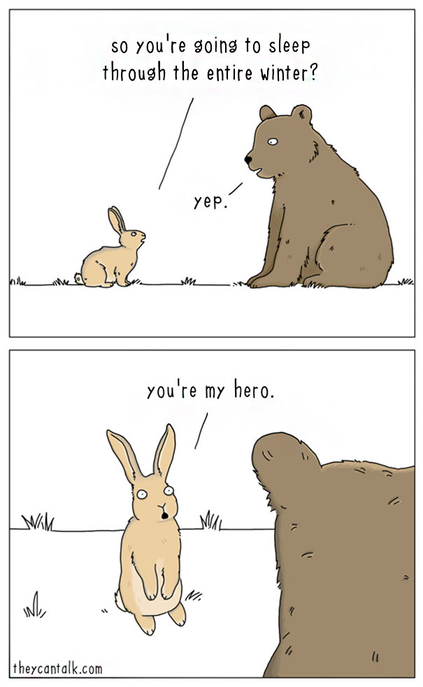 双语漫画：如果动物会说人话