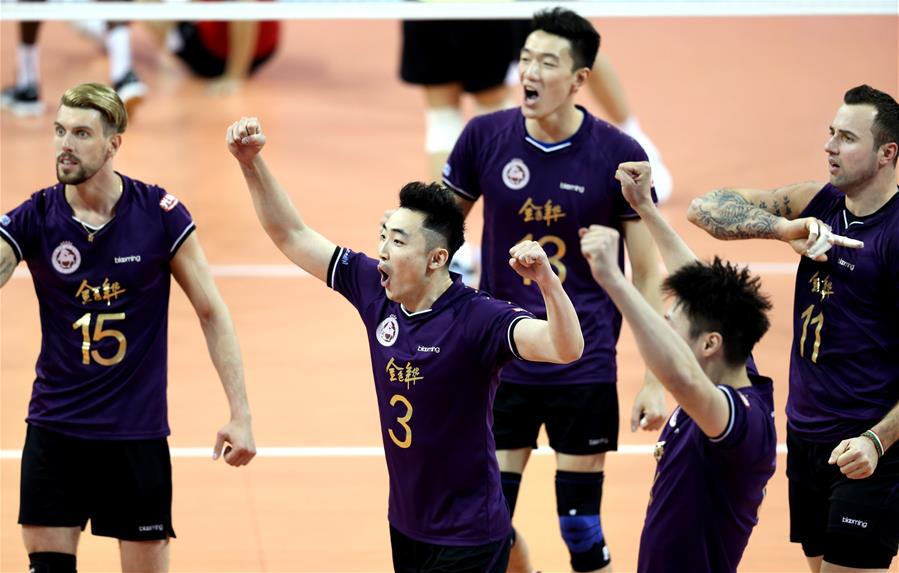 局末关键时刻不手软 上海男排3-0北京赢得冠军点