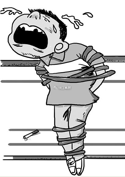 姐姐38度天用绳绕颈捆绑10岁弟弟3小时 致其死亡