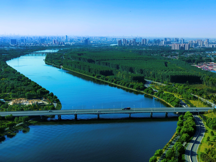 京杭大运河故城段图片