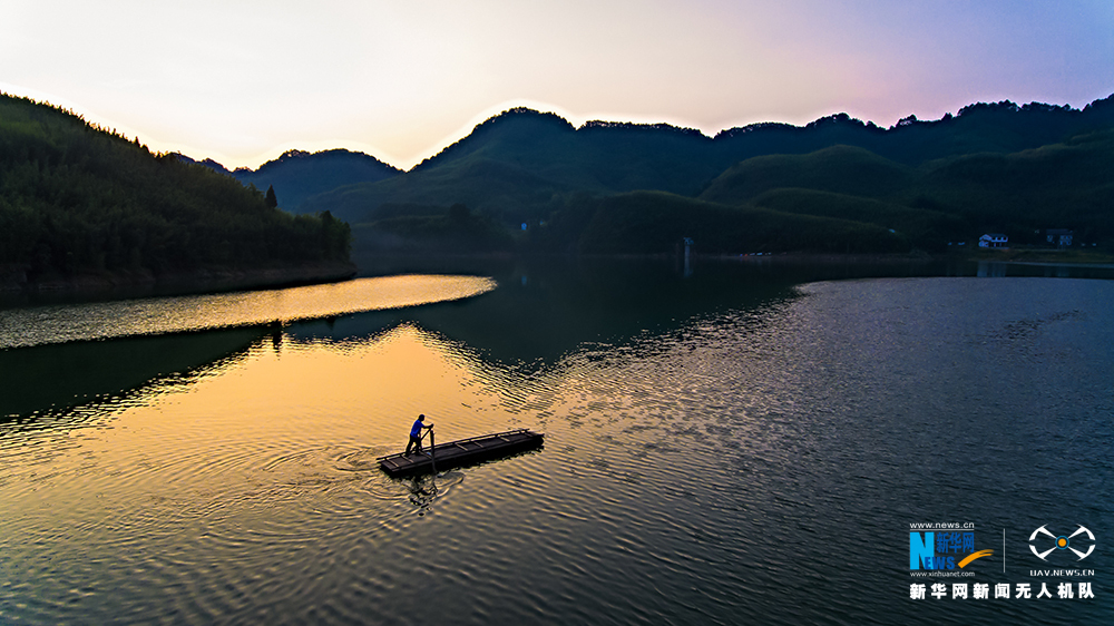 【渝情渝景】【ChinaNews带图列表】航拍重庆梁平竹丰湖