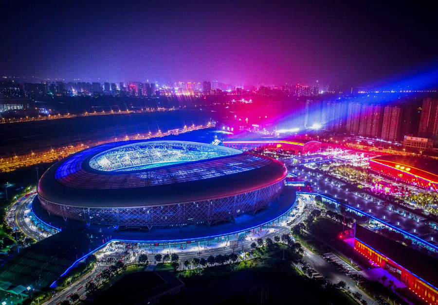 【原创】【即时新闻】【移动版】【焦点图】【CHINANEWS带图列表】【CRI看山西-列表】【三晋大地-太原】惊艳！山西省运会开幕式闪耀三晋大地