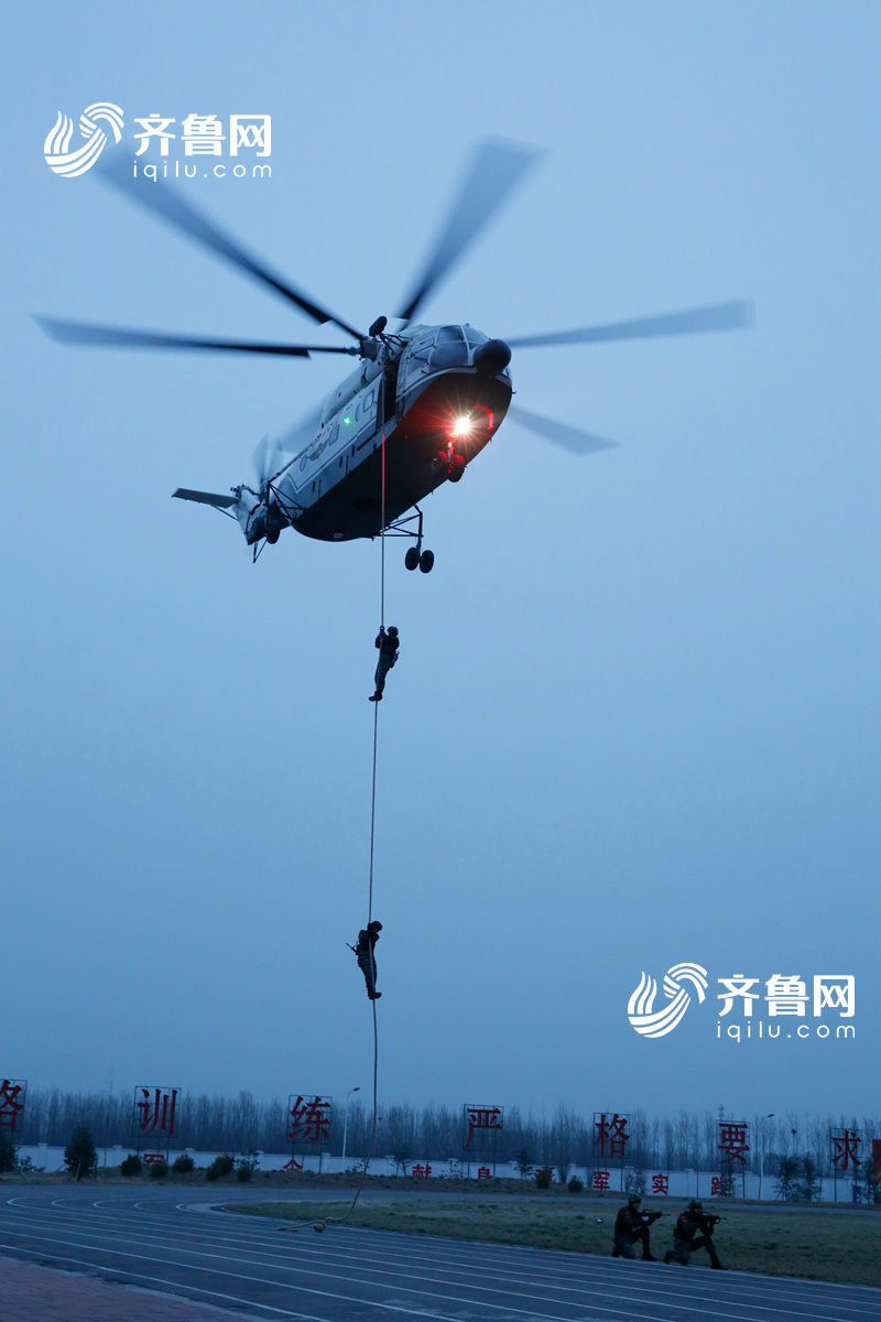 揭秘山东武警“空中雄鹰” 直升机部队能打能救能跑能飞