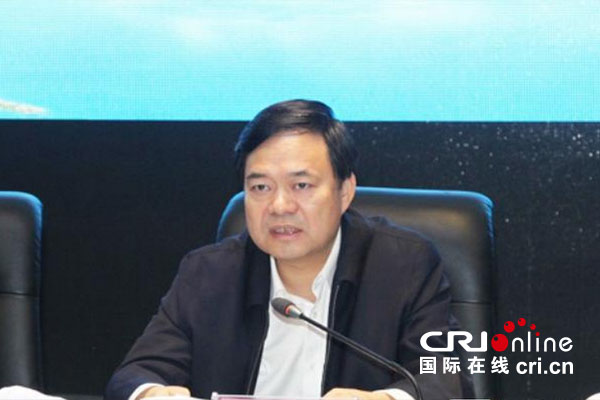 在高峰论坛上发言百色市市长周异决,百色学院校长金长义,百色市委常委