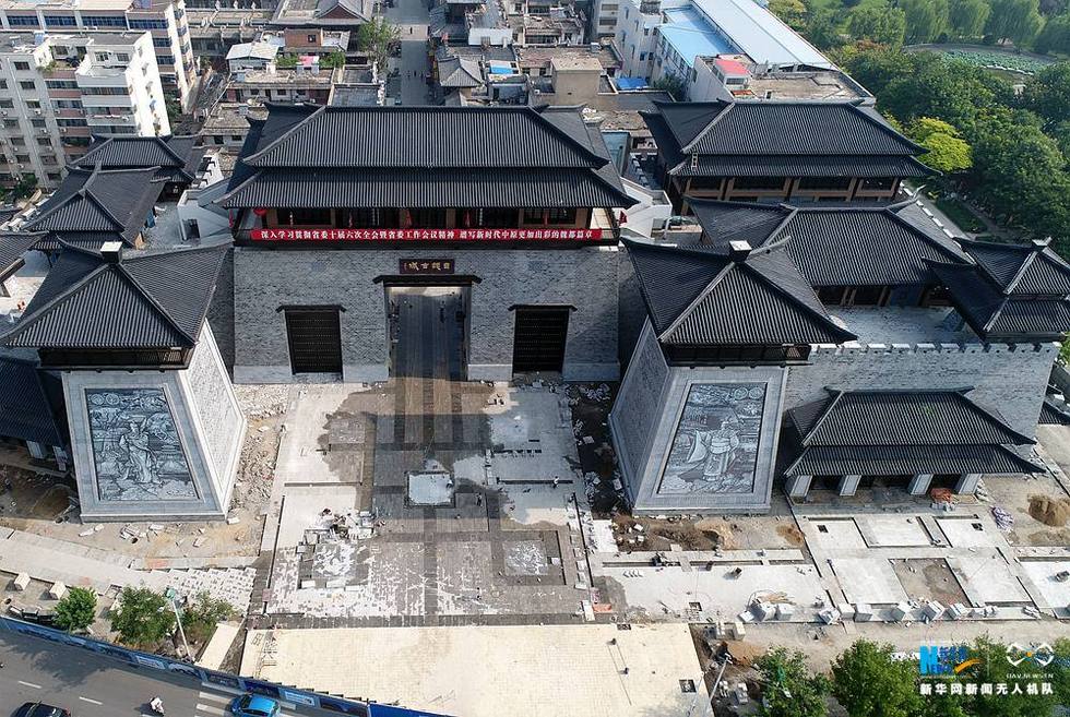 航拍许昌：曹魏古城南城门"芳容初现"