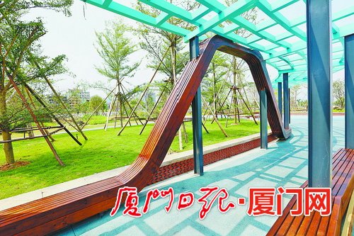 美麗帶狀公園為廈門馬鑾灣新城添彩 預計10月前基本建成