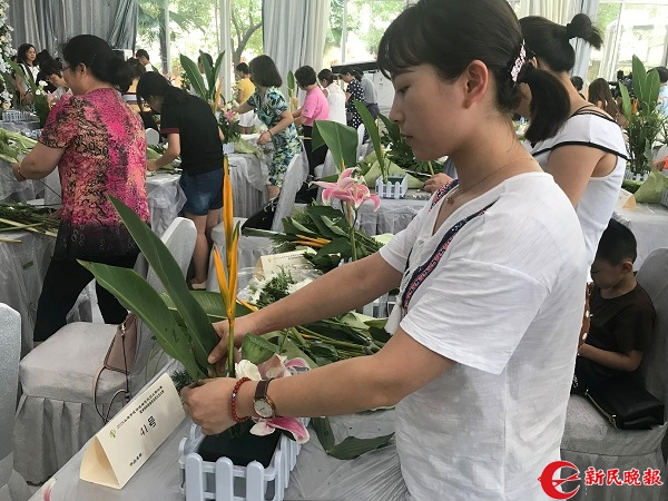 2018上海市民海派插花花藝大賽15日開賽