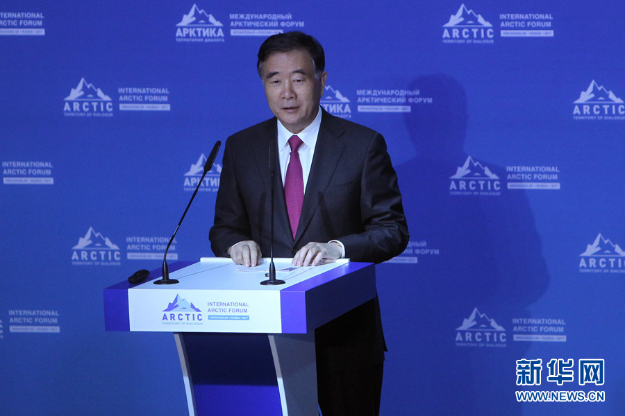 汪洋：中國秉承尊重、合作、可持續三大政策理念參與北極事務