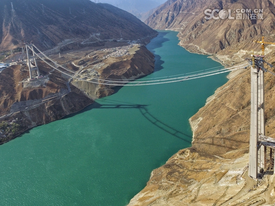 雅康高速"川藏第一桥"主体工程动工