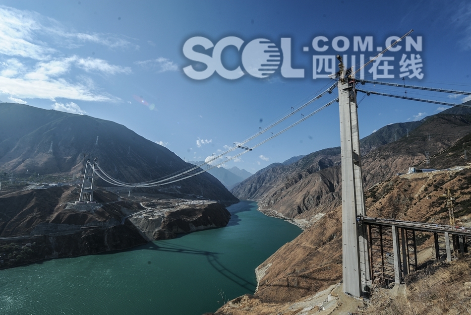 雅康高速"川藏第一桥"主体工程动工