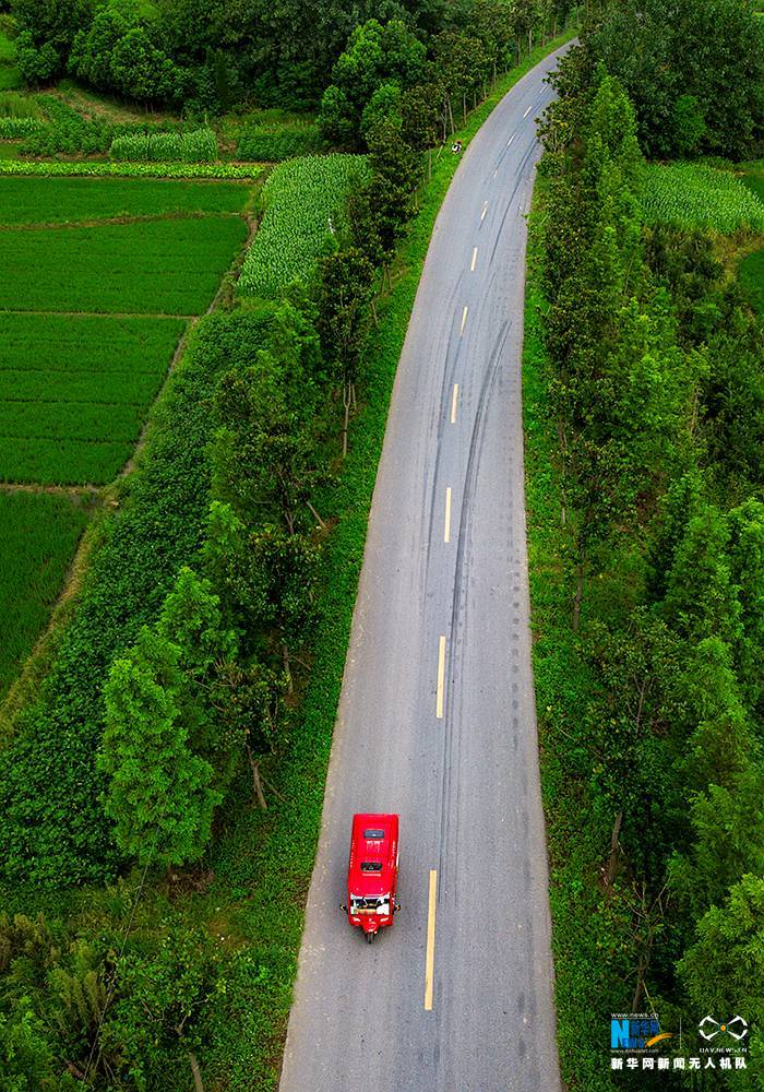 航拍安徽合肥：江淮水鄉夕陽好 美麗田園入畫來