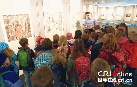 柏林小学生在中国文化中心体验中国文化 柏林小学生在中国文化中心体验中国文化