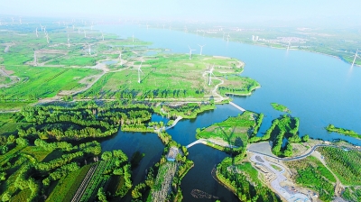官厅水库20万亩湿地公园净化永定河