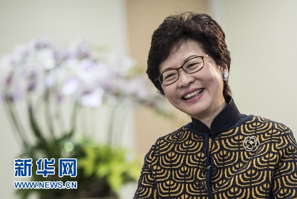 访香港特区第五任行政长官林郑月娥：尽力为民 尽心报国
