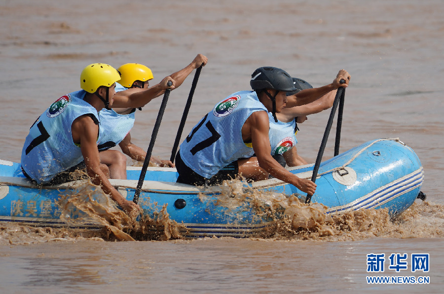 2018吴堡黄河大峡谷国际漂流公开赛开赛
