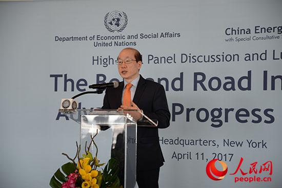 中国常驻联合国代表：“一带一路”有力推进落实可持续发展目标