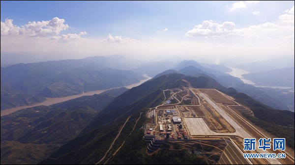 "สนามบินอูซาน" นครฉงชิ่่ง เปิดใช้งานได้ปีหน้า