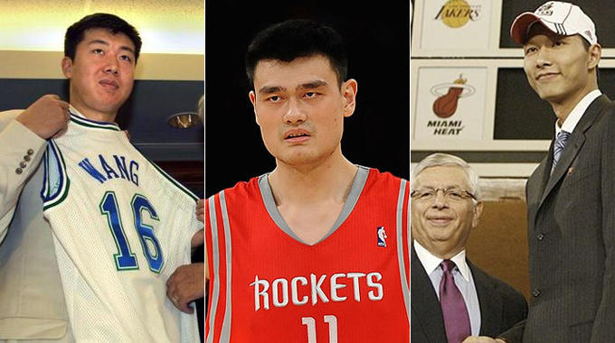 曾与NBA结缘的中国球员 大郅先驱姚明最成功