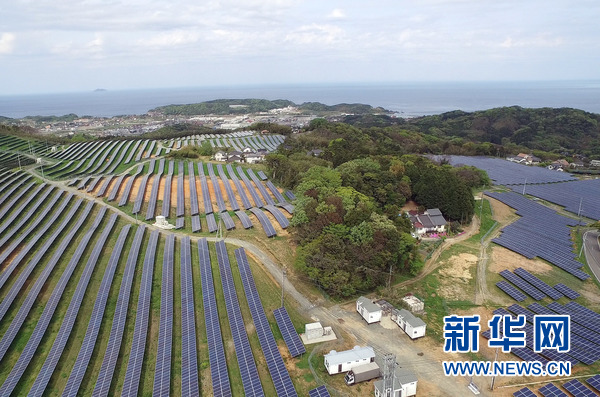 九成设备为中国产的光伏电站在日本岛根县滨田市竣工