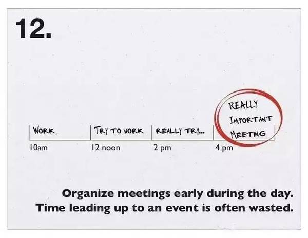 關於時間管理，扎克伯格用26張圖説清楚！
