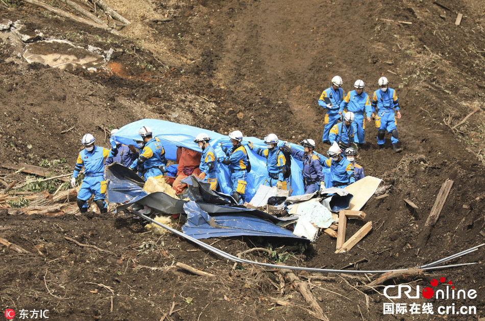 日本北海道地震致多人遇难 搜救不停歇(组图)