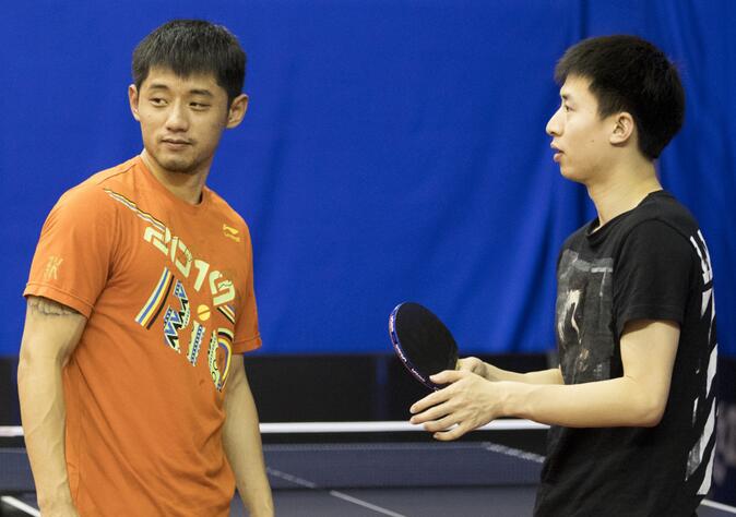 张继科像老了10岁国乒为复仇玩命训练