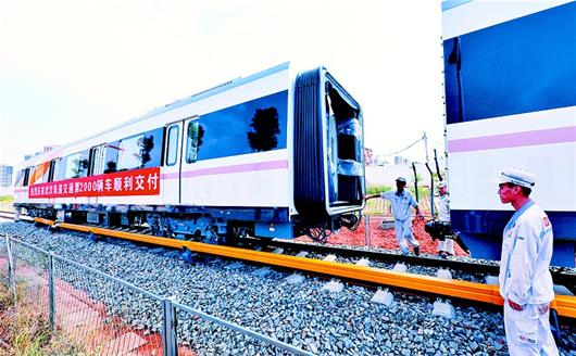 武漢地鐵迎來第2000輛車