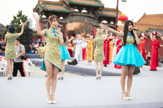 “SHY48”表演驚艷瀋陽國際旗袍文化節