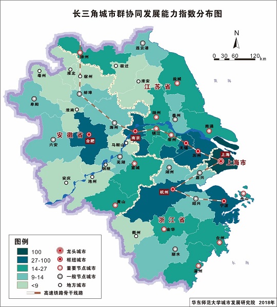 “長三角城市協同發展能力指數”研究報告發佈