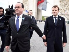 馬克龍與奧朗德完成交接 正式就任法國總統
