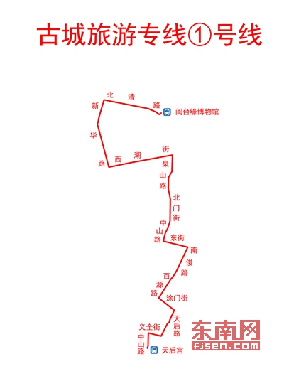 泉州社区巴士“小白”21日起推出2条古城旅游专线