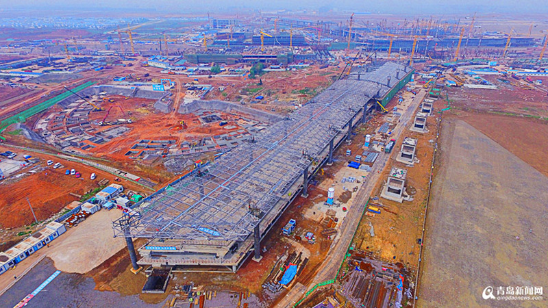 航拍新机场航站楼 航拍新机场航站楼