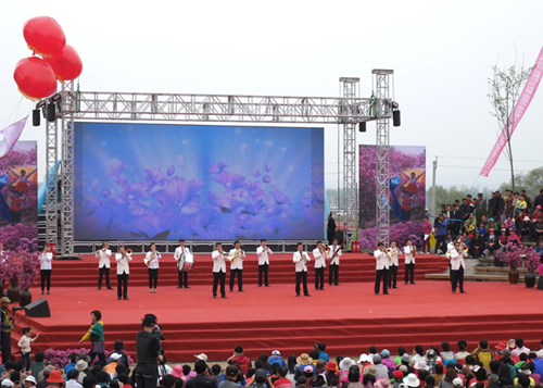 중국 화룡 진달래 장백산 국제문화 관광축제 개막